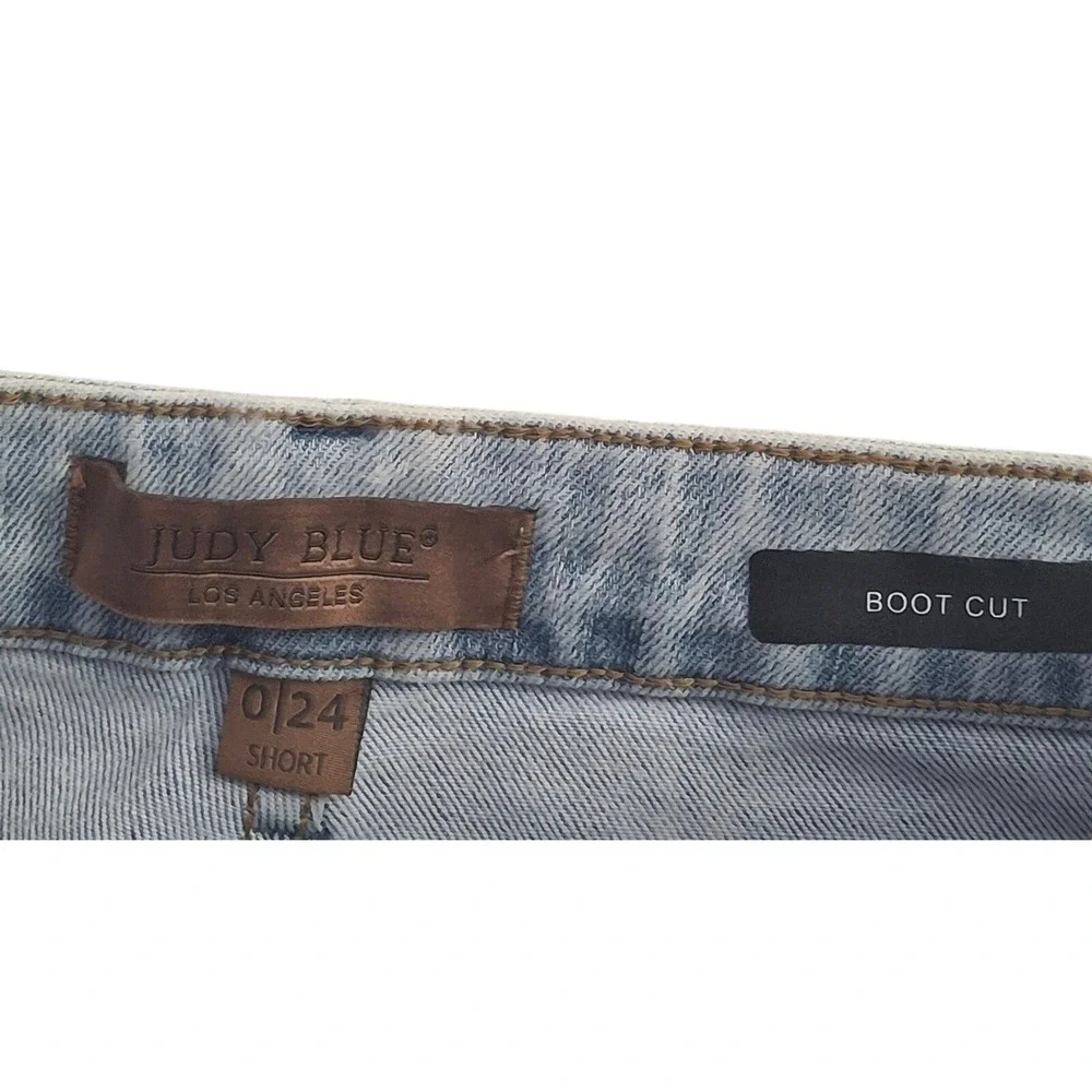 Judy Blue Bootcut Jeans Light Wash High Rise Stretch Denim JB88784 Womens 0/24S